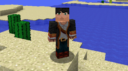 Example HD skins in Minecraft